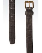 Giorgio Armani Leather Belt - Lyst