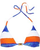 Vix Caribe Printed Triangle Bikini Top - Lyst
