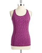 Calvin Klein Performance Space Dyed Racerback Tank - Lyst