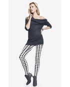 Express Houndstooth Print Sexy Stretch Legging - Lyst