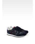 Armani Jeans Sneaker In Leather With Logo - Lyst