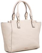 Mango Pebbled Tote Bag - Lyst