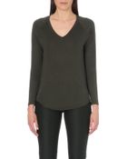 Joseph V-neck Raglan-sleeve Top - Lyst