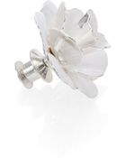 Hook + Albert Lapel Flower Pin/White - Lyst