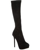 Charlotte Olympia Thea Suede Boot - Lyst