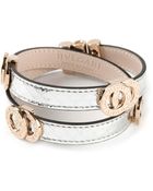 Bulgari Double Wrap Logo Bracelet - Lyst