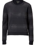 Juicy Couture Striped Stud Pullover - Lyst