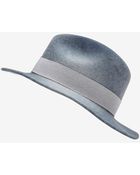 Eugenia Kim Harper Ribbon Trim Fedora - Lyst