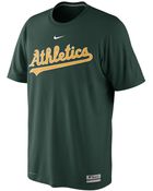 Nike Short Sleeve Drifit Oakland Athletics T-Shirt - Lyst