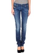 Diesel Denim Trousers - Lyst
