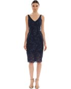 Ml Monique Lhuillier Lace Sheath Dress - Lyst