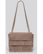 Tory Burch Shoulder Bag Fringe Adjustable - Lyst