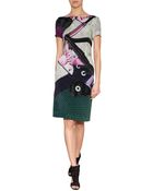 Mary Katrantzou Silk Sneaker Print Dress - Lyst