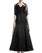 Theia Strapless Beaded-inset Mermaid Gown - Lyst