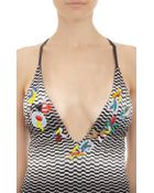 Missoni Mare Embellished One-Piece Swimsuit - Lyst