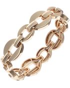 Anne Klein On The Links Goldtone Stretch Bracelet - Lyst