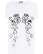 Alexander McQueen Printed Cotton T-Shirt - Lyst