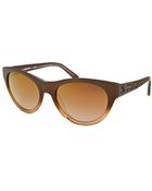 Just Cavalli Women'S Round Brown Sunglasses - Lyst
