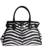 Roberto Cavalli Large Fabric Bag - Lyst