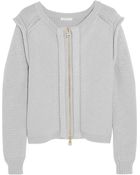 Chloé Wool, Silk And Cashmere-Blend Cardigan - Lyst