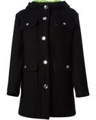 Moschino Cheap & Chic Patch Pocket Detail Coat - Lyst