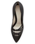 Jason Wu Lizardembossed Crisscross Pump - Lyst