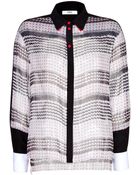 Prabal Gurung Silk Print Blouse - Lyst