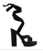 Michael Kors Alyce Runway Suede Sandal - Lyst