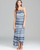 Velvet By Graham & Spencer Maxi Dress Riane Printed - Lyst