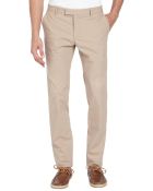 Gucci Light Cream Cotton Flat Front Dress Pants - Lyst