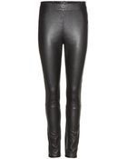 By Malene Birger Elenaso Leather Leggings - Lyst