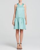 Tibi Dress - Satin Drop Waist - Lyst