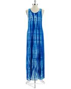 Calvin Klein Performance Tiedyed Maxi Dress - Lyst
