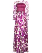 Matthew Williamson Snowdrop Print Chiffon Long Sleeved Evening Gown - Lyst