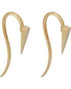 Wendy Nichol Gold Downward Pyramid Spike Hook Earrings - Lyst