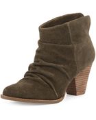 Splendid Rodeo Nut Suede Bootie - Lyst