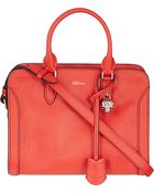 Alexander McQueen Padlock Leather Cross-Body Bag - Lyst