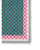 Franco Ferrari Polka Dot Silkblend Scarf - Lyst