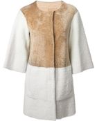 Drome Panelled Coat - Lyst