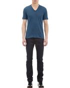 John Varvatos Vneck Tshirt - Lyst