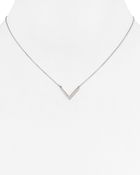 Michael Kors Pavé Arrow Pendant Necklace, 16" - Lyst