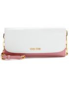 Miu Miu Texturedleather Wallet - Lyst