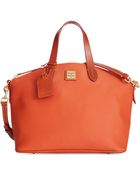 Dooney & Bourke Eva Collection Satchel - Lyst