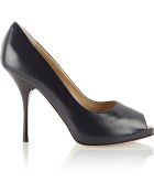 Giuseppe Zanotti Leather Peep-Toe Pumps - Lyst