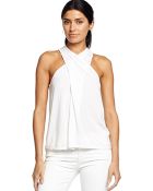 Michael Stars Sleeveless Twisted Front Halter - Lyst