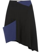 J.W. Anderson Asymmetric Two-Tone Twill Skirt - Lyst