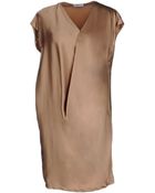 Vionnet Short Dress - Lyst