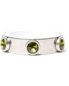 Givenchy Green Crystal Studded Cuff - Lyst
