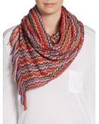 Missoni Multicolor Zigzag Scarf - Lyst
