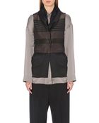 Haider Ackermann Silk-panel Wool-blend Waistcoat - Lyst